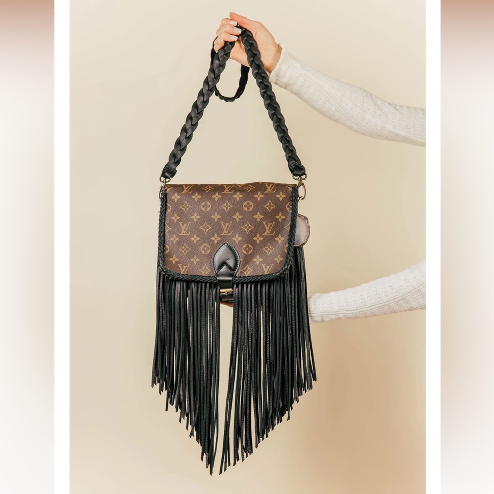 Louis Vuitton Brown and Black Crossbody Bag